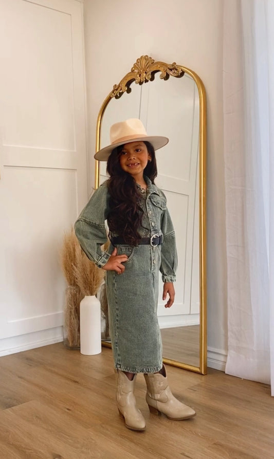Vintage Wash Denim Dress