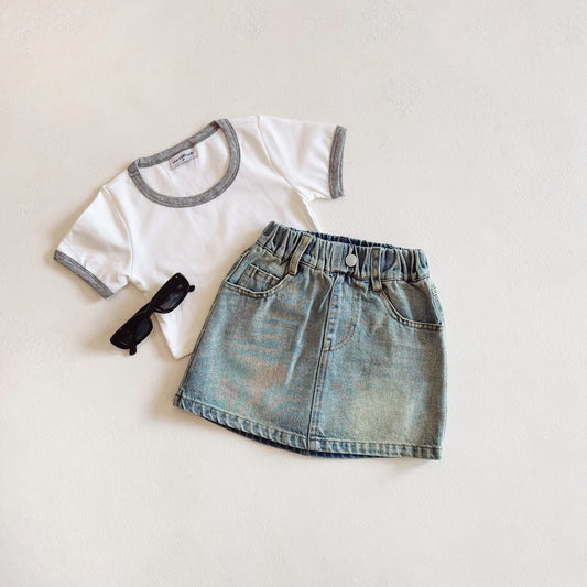 Sofia Denim Skirt