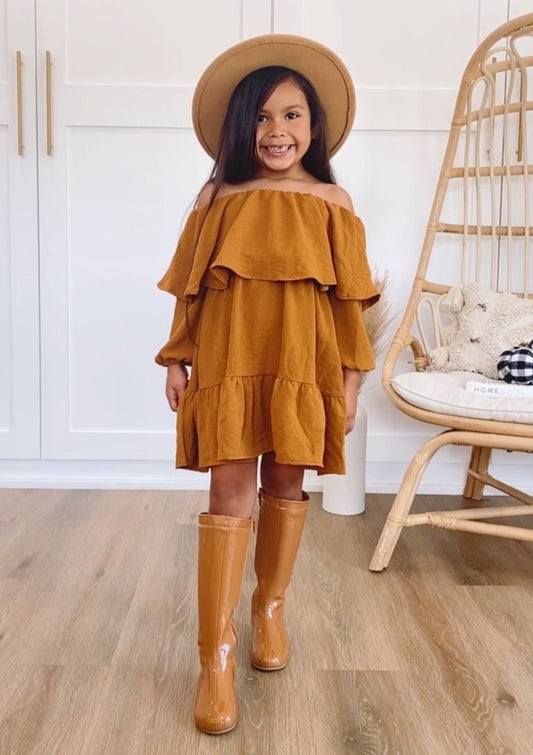 BROWN SPICE GIRLS BOOTS