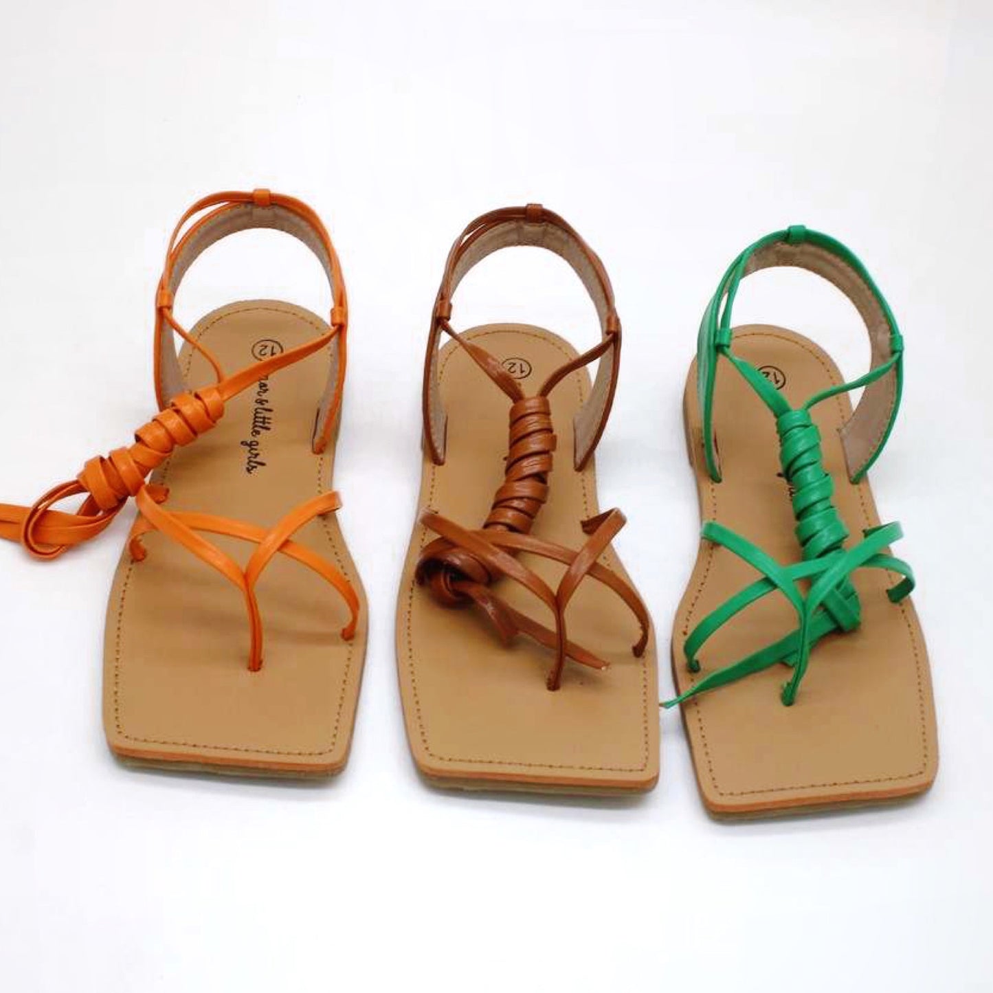 Squared Gladiator Sandals
