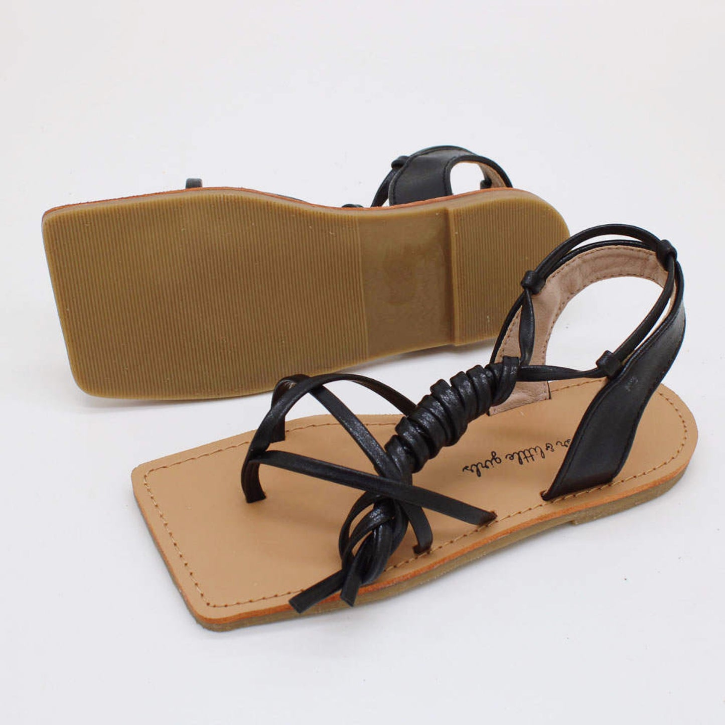 Squared Gladiator Sandals